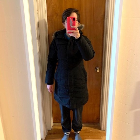 Black winter coat North Face size XS - Picture 5 of 5